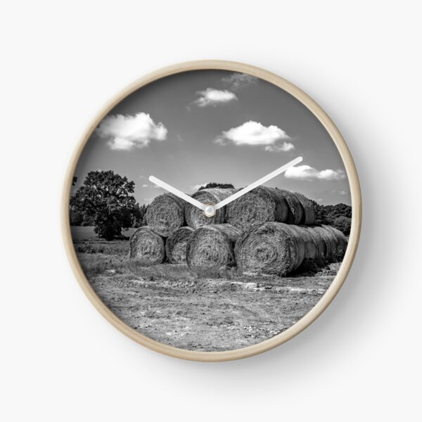 Item preview, Hay bale stack in the English countryside designed and sold by yackers1.