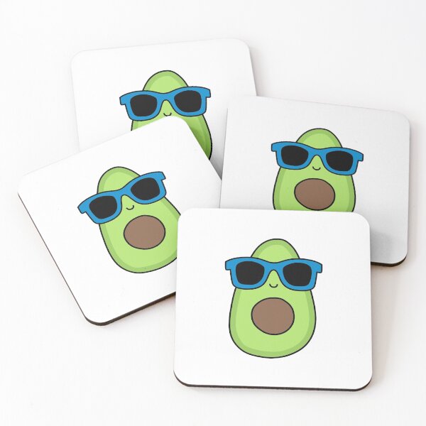 Item preview, Cool Avocado with Blue Sunglasses designed and sold by Design Minds Boutique.