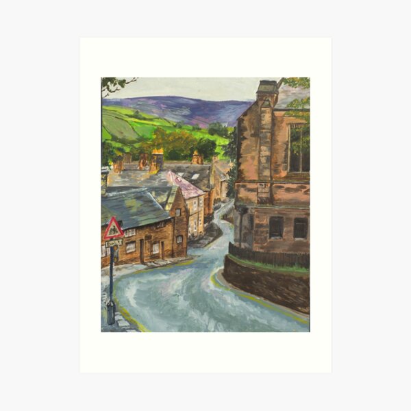 Old Glossop Derbyshire Art Print