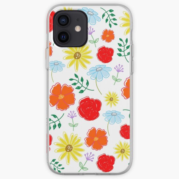 Bright flowers iPhone Soft Case