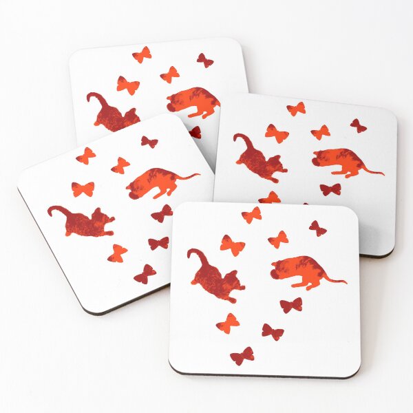 Item preview, Cats with butterflies. designed and sold by Moonyflower.