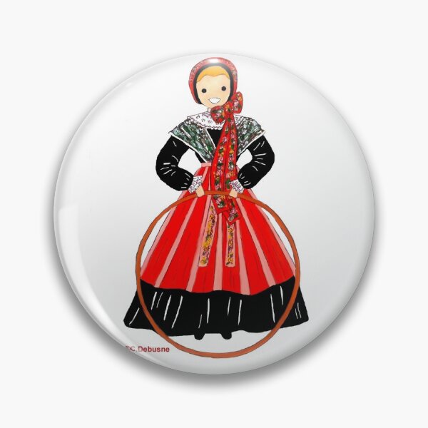 Item preview, ALSACE costume, Geispolsheim, France designed and sold by Catherine Debusne.