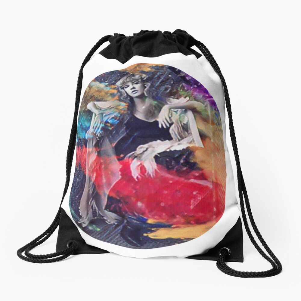 Stevie Nicks Fan T-Shirt Drawstring Bag