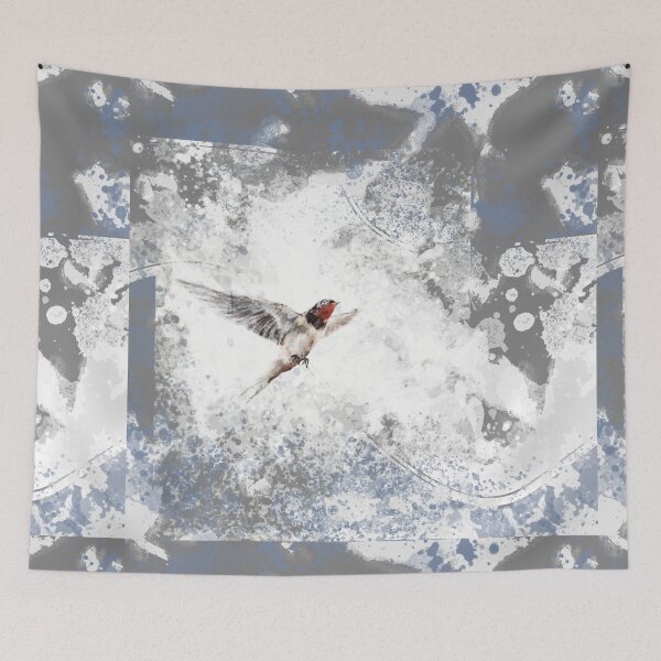 Item preview, Barn Swallow abstract designed and sold by PoppyGarden.