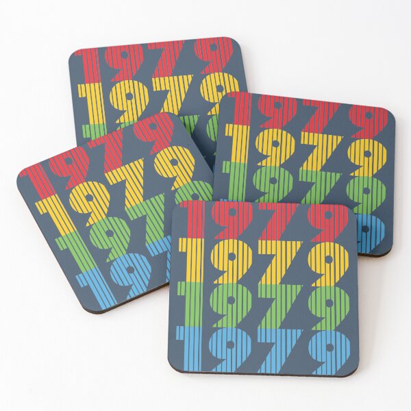 Item preview, 1979 Retro Design with vertical striped lettering designed and sold by MTBDesigns.