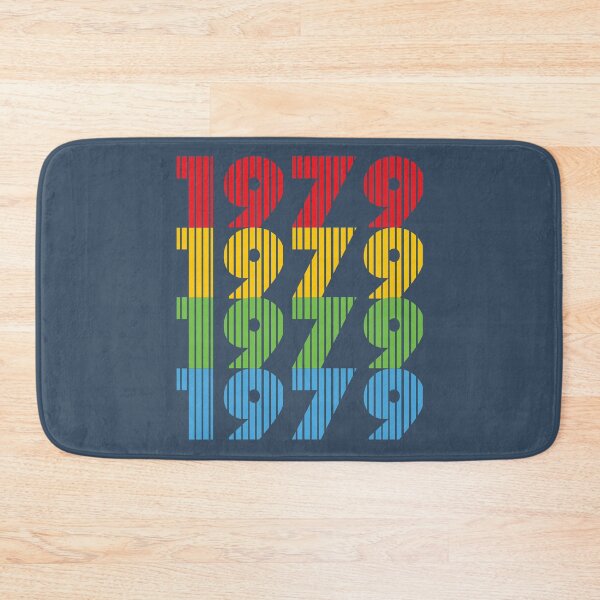 Item preview, 1979 Retro Design with vertical striped lettering designed and sold by MTBDesigns.