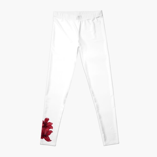 Rote Blüten / rote Blumen Leggings