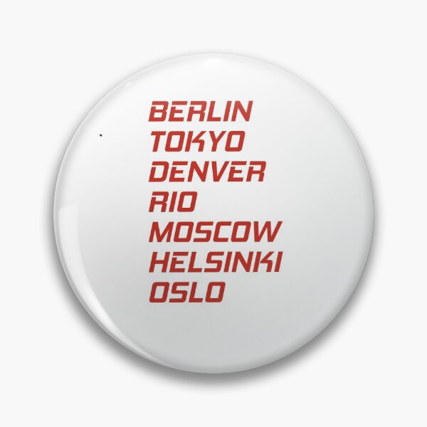 Item preview, La casa del papel city names designed and sold by Laxaraart.
