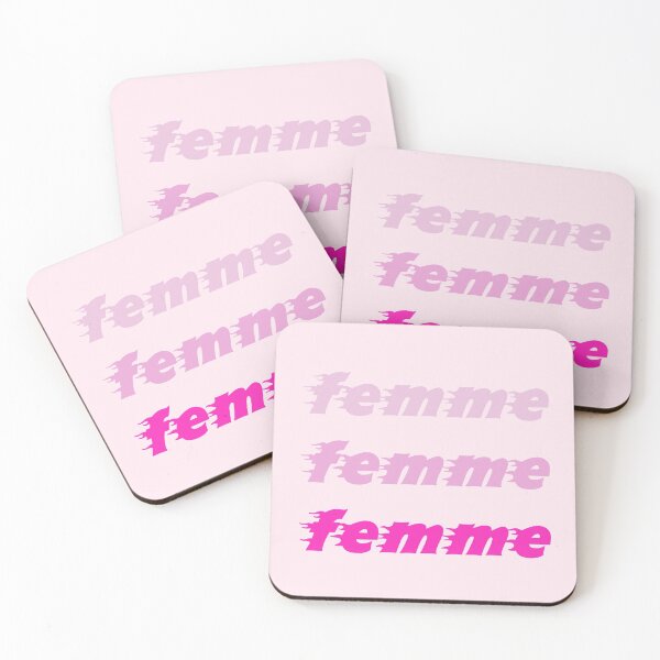 Item preview, femme pink flames designed and sold by femme McCulley.