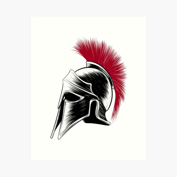 Premium Vector | Helmets of spartan soman warriors and gladiators