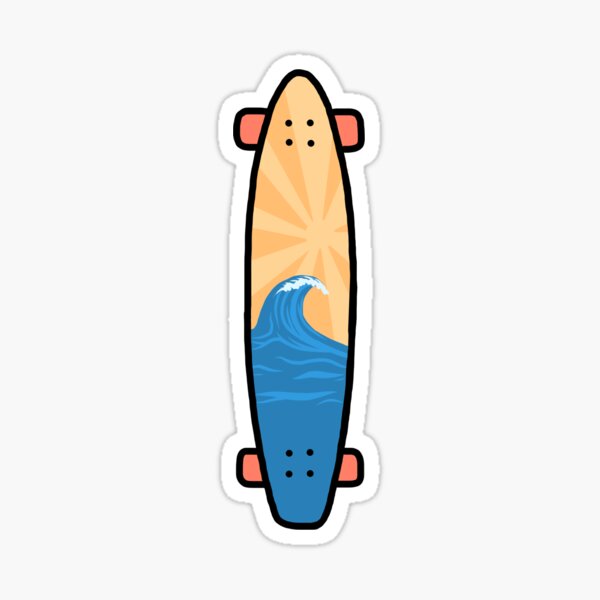 Artikel-Vorschau von Strand Longboard, designt und verkauft von LKstickers.