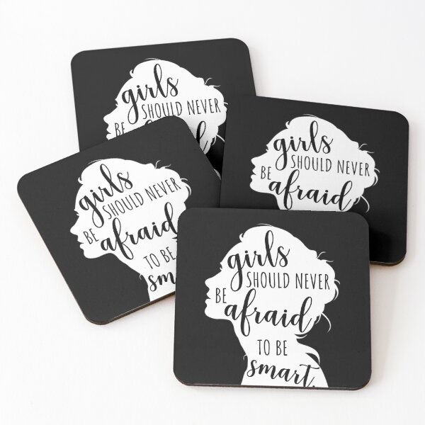 Item preview, Girls should never be afraid to be smart Portrait designed and sold by MalikaBela.