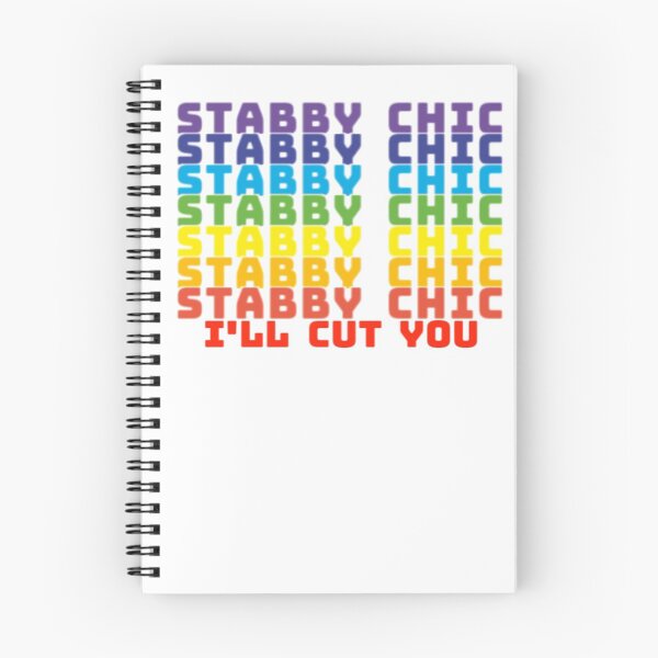 Item preview, Stabby Chic Repeat Rainbow te cortaré el diseño designed and sold by Mindsofcreation.