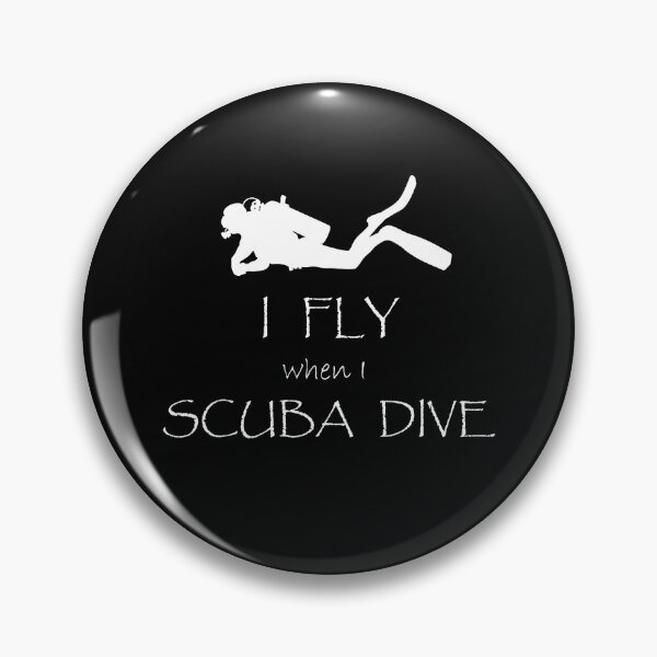 Item preview, I Fly When I Scuba Dive Funny Diving Lovers Outfit Diver Gift designed and sold by FunnySunny T-Shirts.