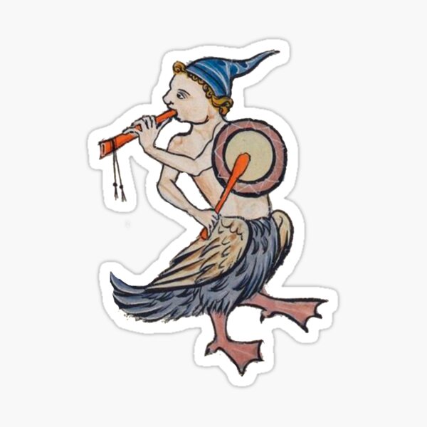 Vista previa del artículo con la obra «Meme de criatura medieval», diseñado y vendido por ocddot.