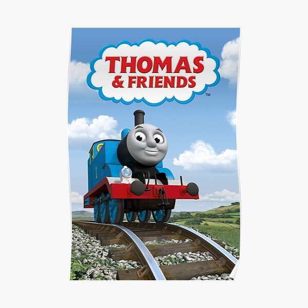 Thomas Train Posters Redbubble - thomas tired roblox face