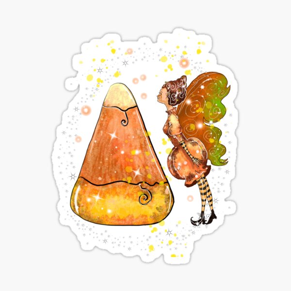 Kindy The Candy Corn Ball Fairy™ Sticker