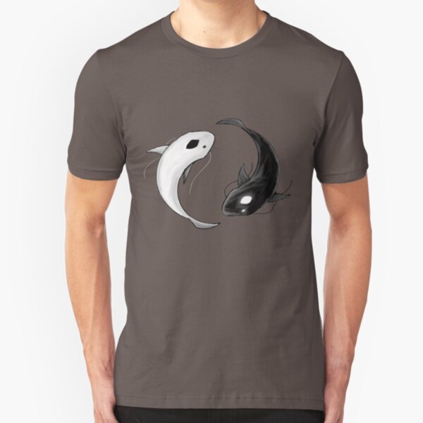 Yin und Yang Slim Fit T-Shirt