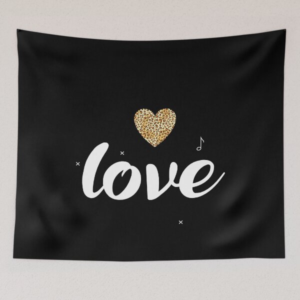 Item preview, Love Heart gold, women leopard lips print designed and sold by ELmezz.
