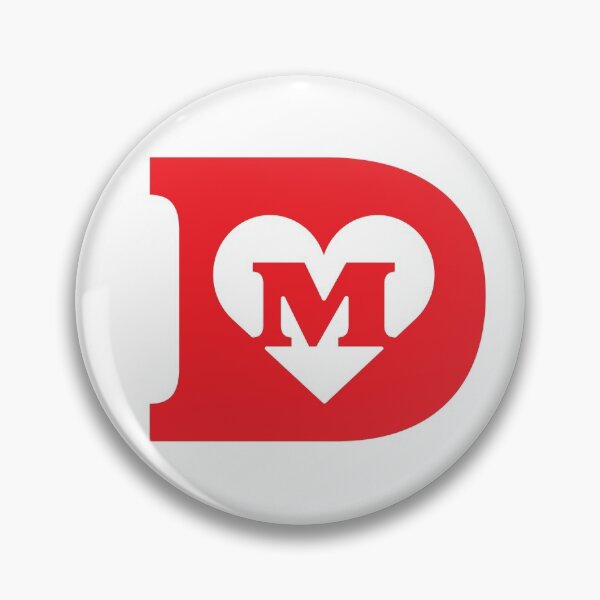 Item preview, D Heart M logo designed and sold by drawbey.