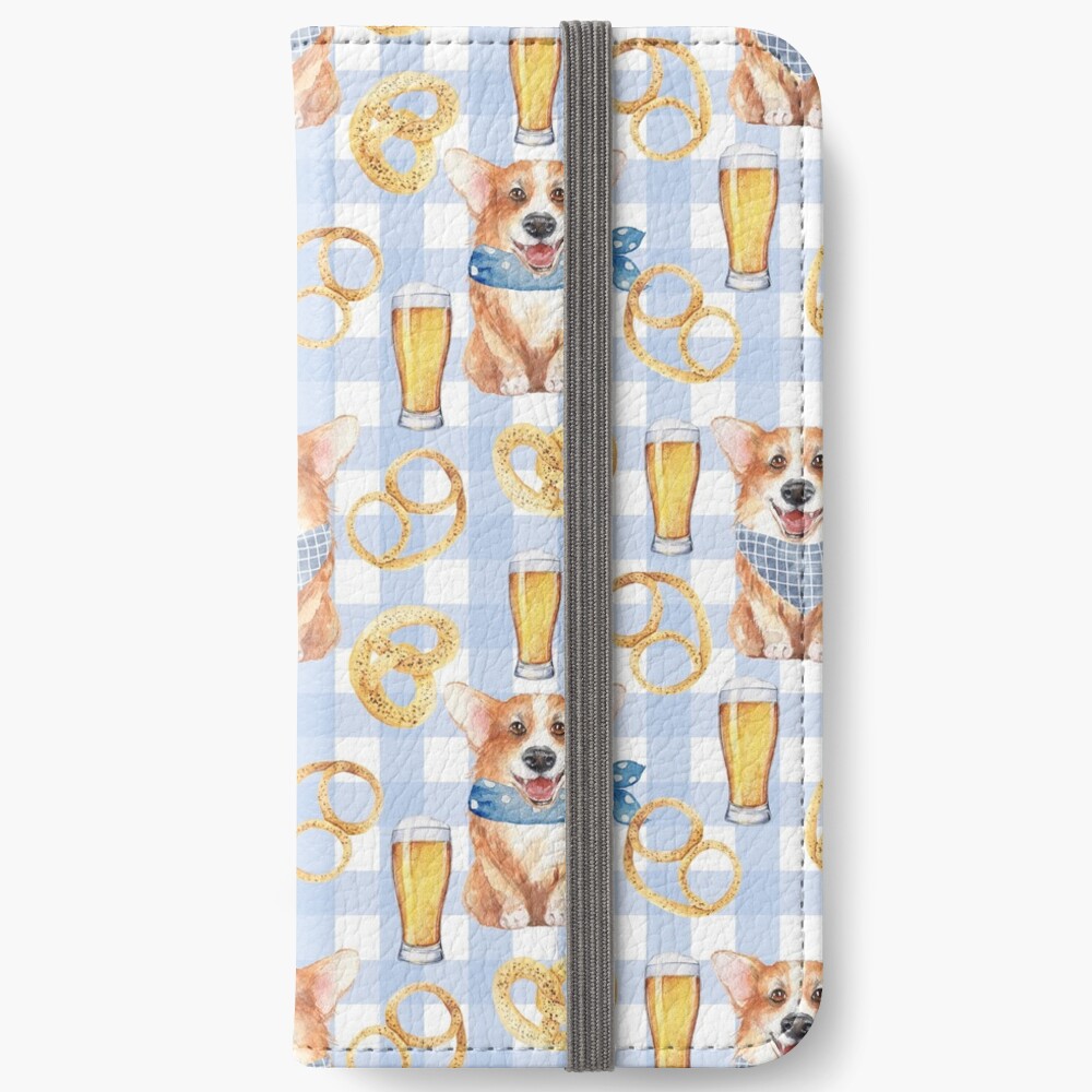Corgi on Oktoberfest iPhone Wallet