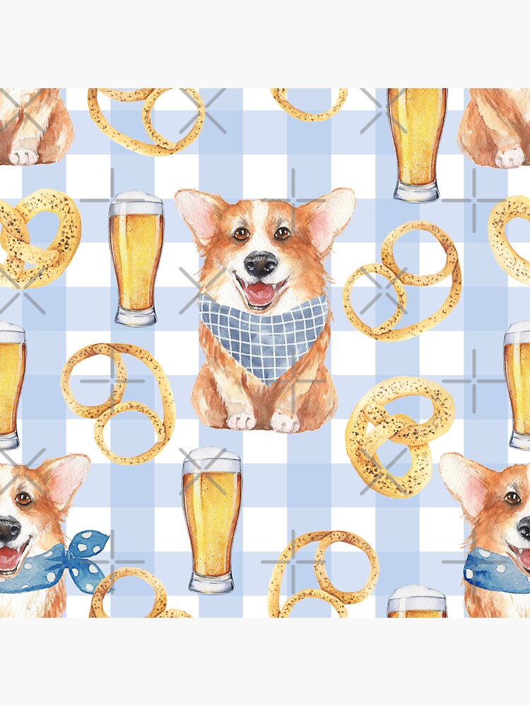 Corgi on Oktoberfest by Corgiworld