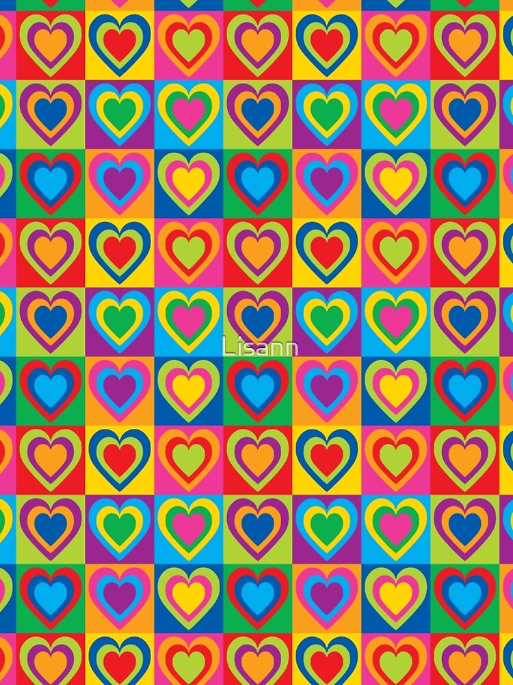 Pop Art Hearts by Lisann