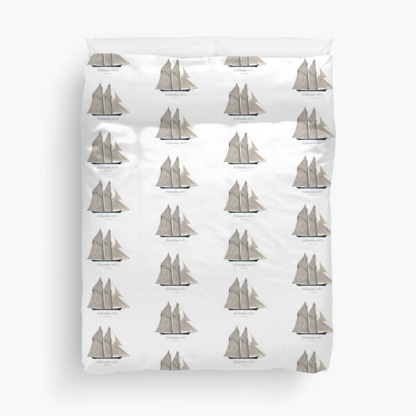 1871 Colombia portrait Duvet Cover