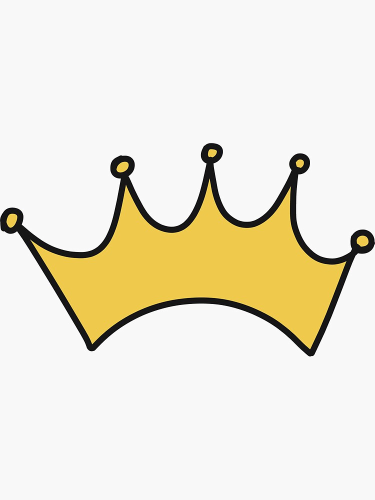 Crown Sticker for Sale by gracie-doodles