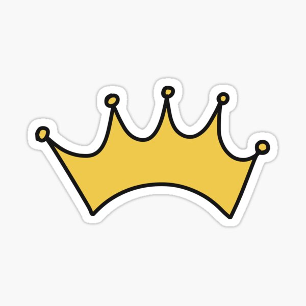 Crown Sticker for Sale by gracie-doodles