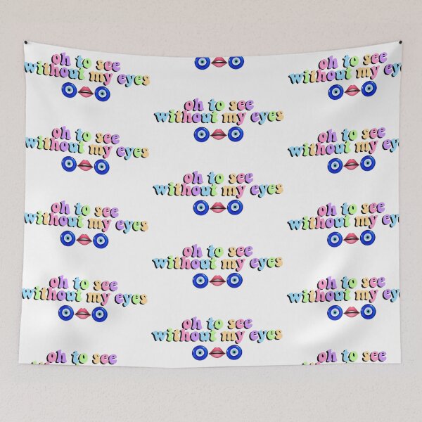 Item preview, oh to see without my eyes designed and sold by cool stickerz.