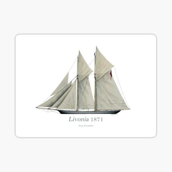 1871 Livonia portrait Sticker