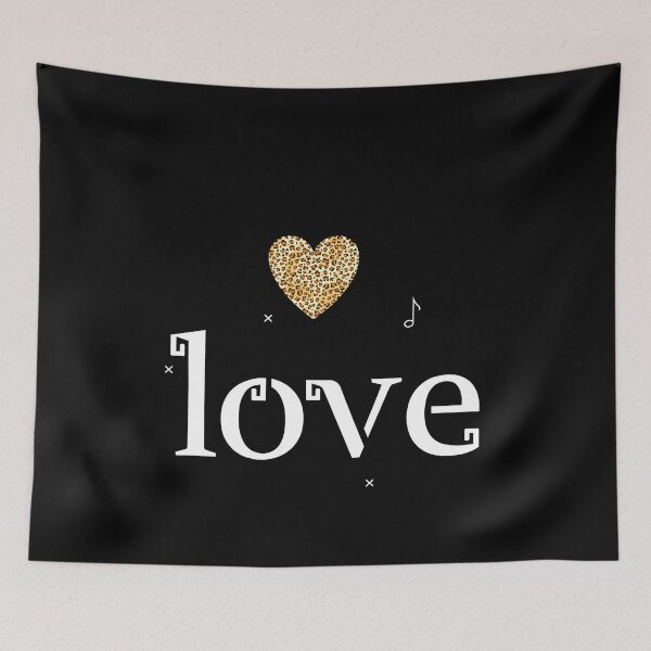 Item preview, Love Heart gold, women leopard lips print designed and sold by ELmezz.