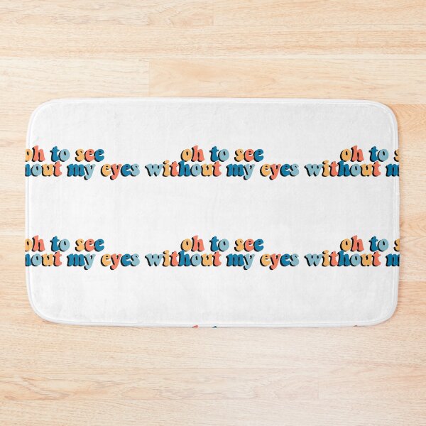 Item preview, oh to see without my eyes designed and sold by cool stickerz.