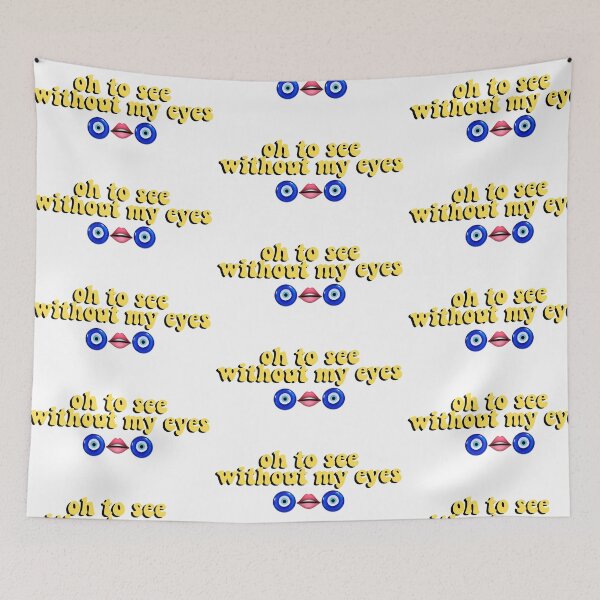 Item preview, oh to see without my eyes designed and sold by cool stickerz.