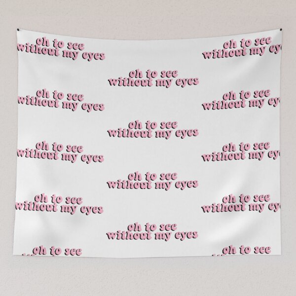 Item preview, oh to see without my eyes designed and sold by cool stickerz.