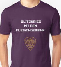 Blitzkrieg mit dem Fleischgewehr Unisex T-Shirt