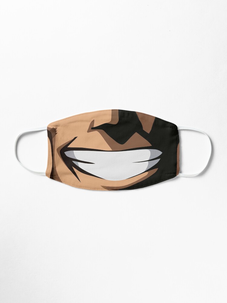 no 1 hero all might smile limited edition face mask my hero academia hd mask by itsapex redbubble redbubble