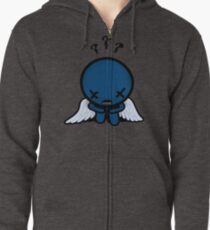 The Binding of Isaac - ??? (Blue Baby) Minimal Zipped Hoodie
