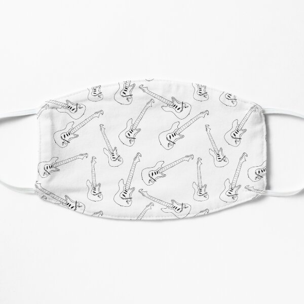 Electric guitar face mask Flat Mask