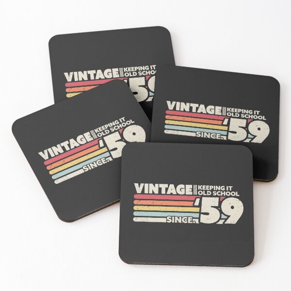 Item preview, 1959 Vintage, Keeping It Old School Since '59 Retro Birthday Design designed and sold by PackAPunch.