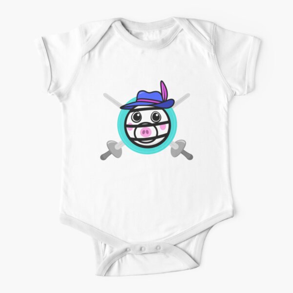 Piggy Roblox Baby One Piece By Tonyatate Redbubble - roblox long sleeve baby one piece redbubble