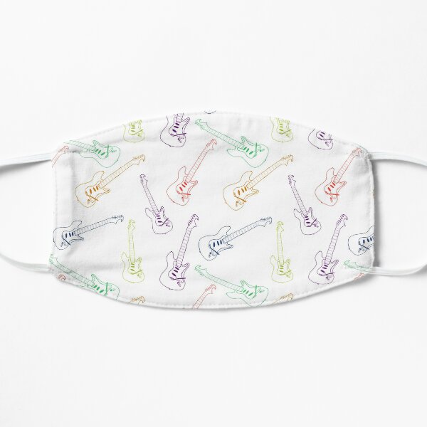 Electric guitar face mask Flat Mask