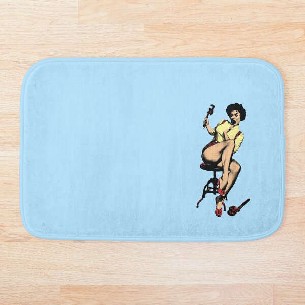 Aperçu de l'œuvre mignon, plombier, pin-up, girl, à, clé créée et vendue par 461VCC.