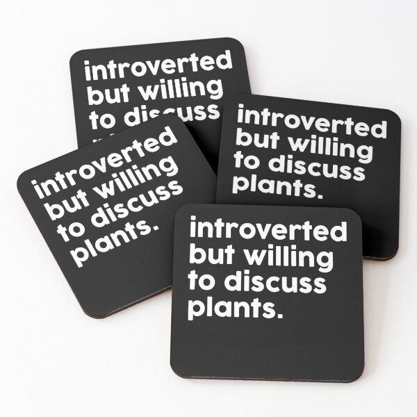 Item preview, Introverted But Willing To Discuss Plant designed and sold by dreamy11.