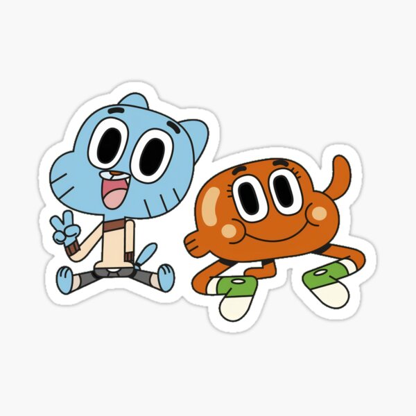 Gumball And Darwin Stickers | Redbubble