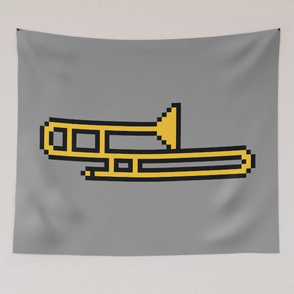 Item preview, Pixel Trombone designed and sold by Rocket-To-Pluto.