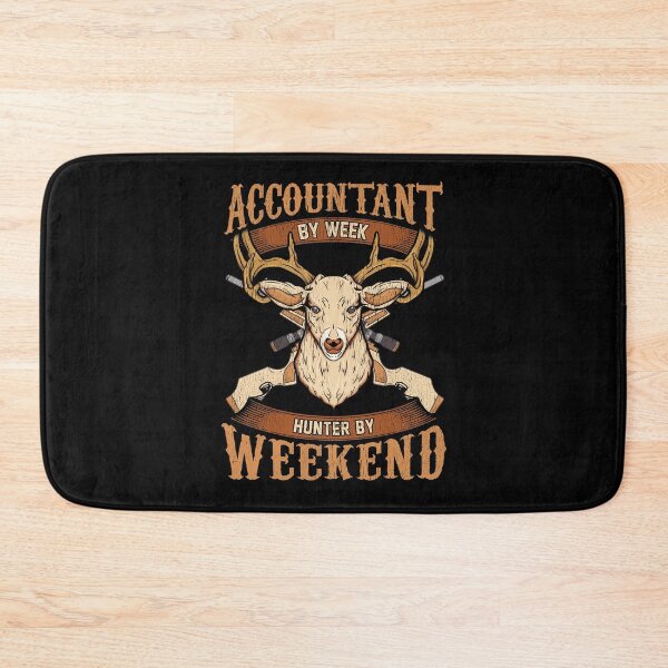 Artikelvorschau, Hobby Hunter By Weekend Job Buchhalter By Week With Reindeer entworfen und verkauft von UniQueensShop.
