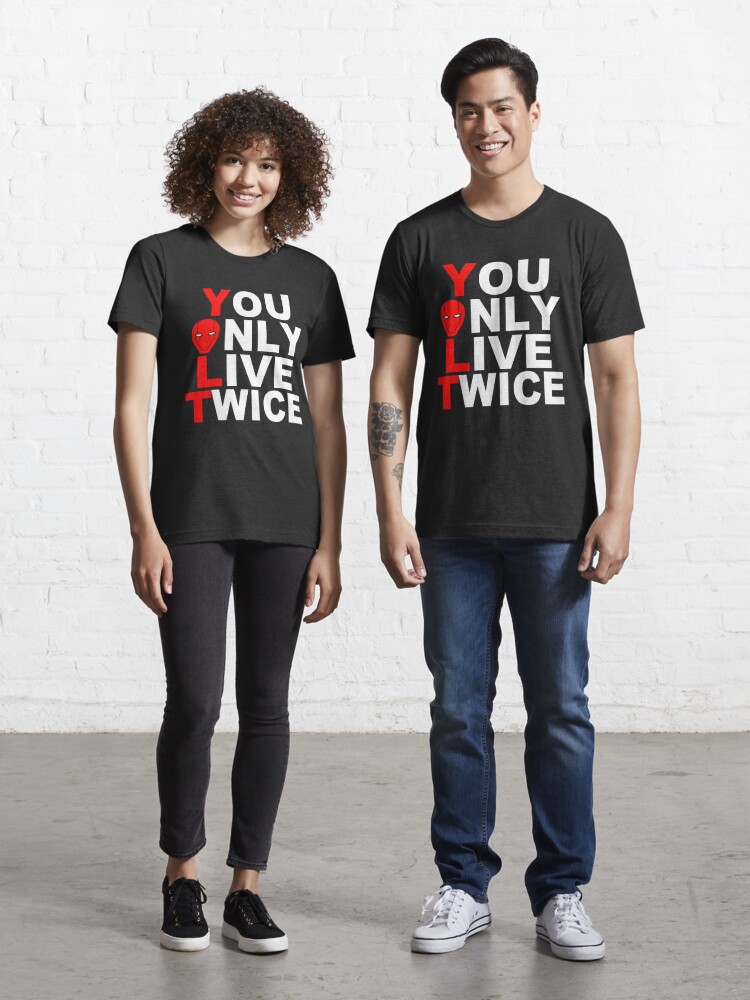 Red Hood You Only Live Twice T Shirt By Veryberry Redbubble