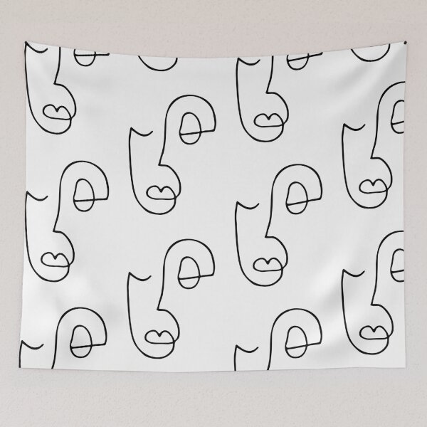 Item preview, Minimal Abstract Face Illustration with Attitude  designed and sold by Kristen Lucero.